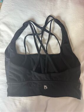 BuffBunny Black Strappy Sports Bra, revolution sports bra